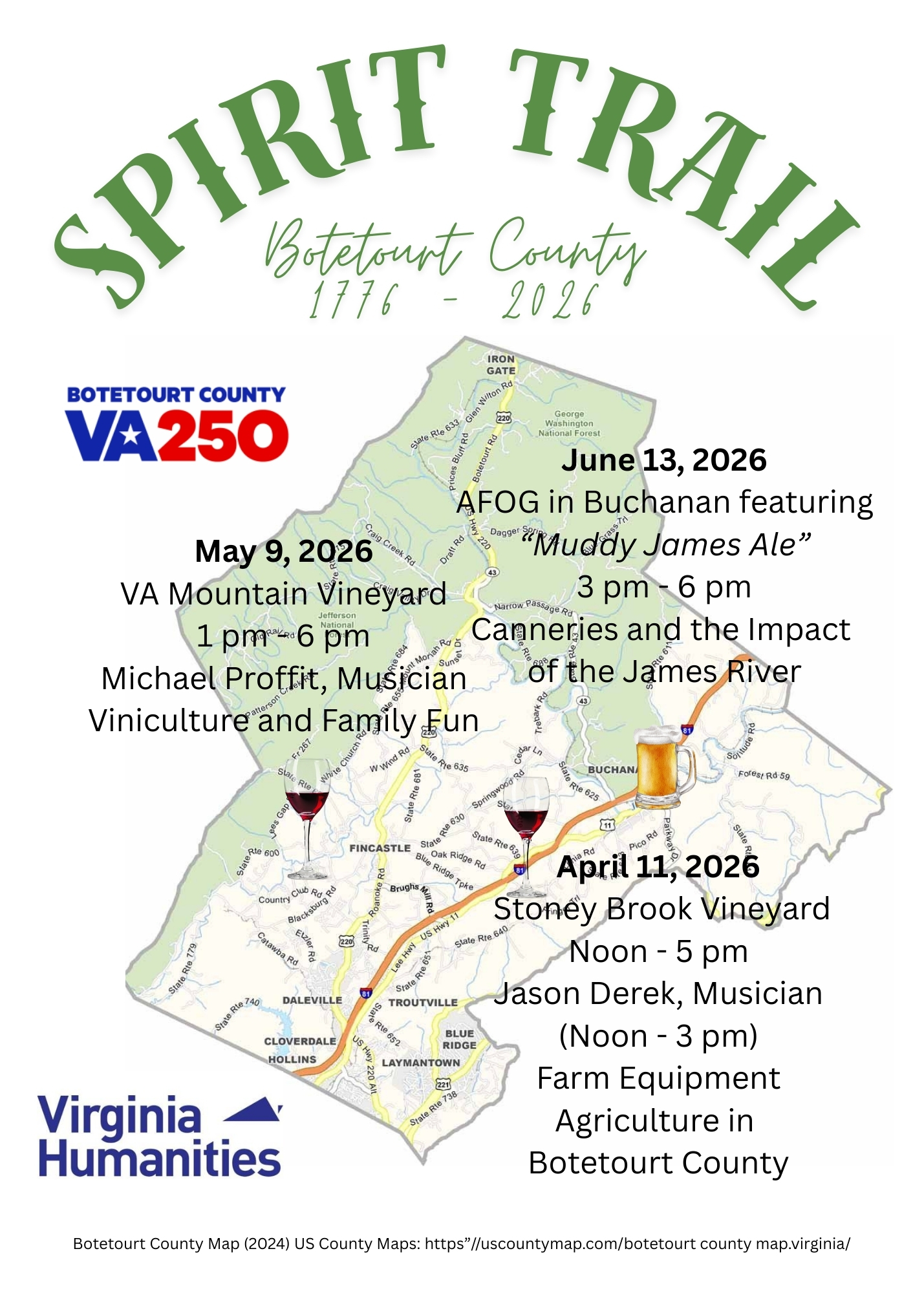 Spirit Trail 1776 of Botetourt County - 1st Event